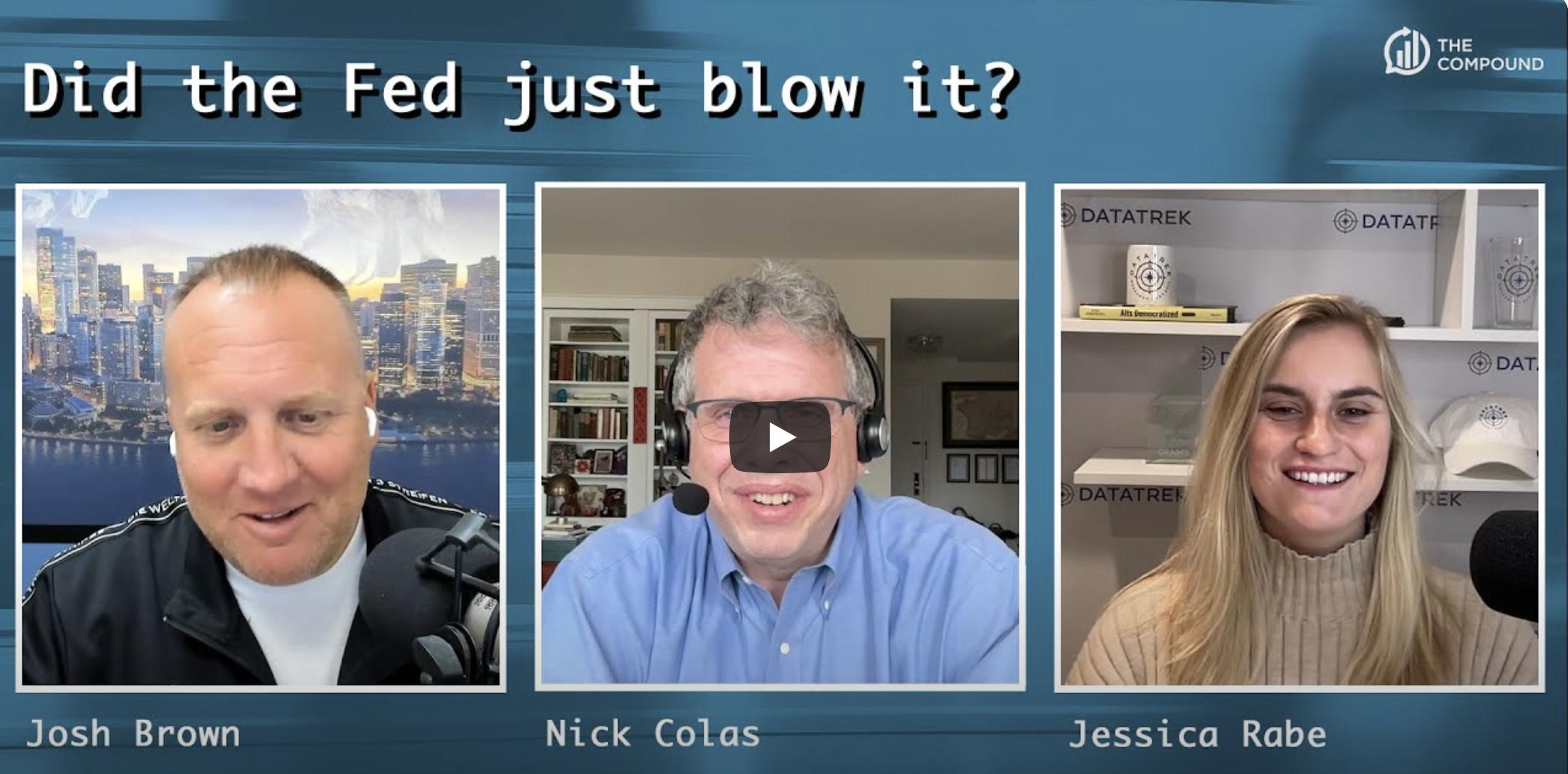 WDWL with Josh Brown: Did the Fed just blow it?